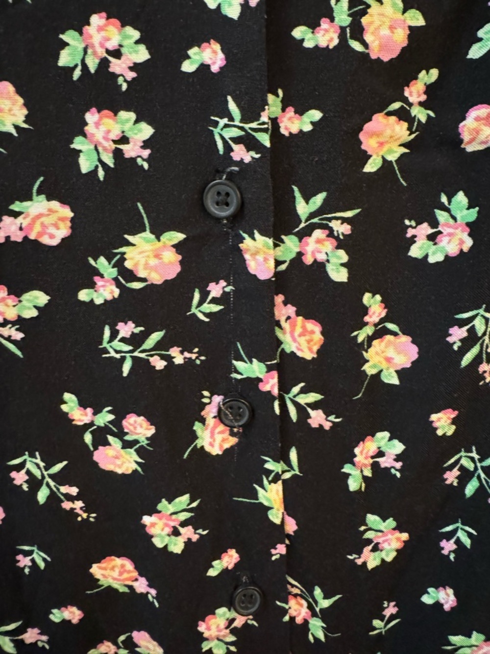 NWT Sleeveless Floral Romper Ruffled Hem Summer Wear! - Picture 10 of 11